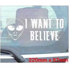 They Are Out There - Funny Alien Car Window Sticker-Self Adhesive Vinyl Sign 